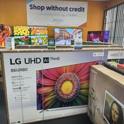 86”LG UHD 4K SMART TV