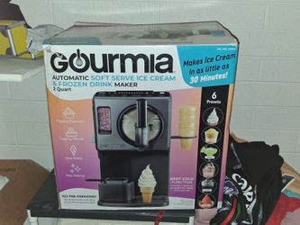Gourmia soft serve ice cream and slushie drinks maker