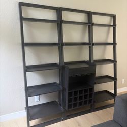 Pottery barn wine shelf
