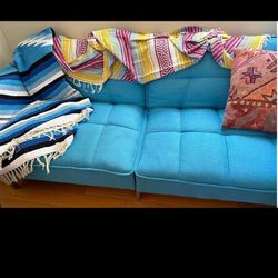 Futon "No Stains No Tears" Let's Out Flat Pickup Today Or We Offer Delivery 