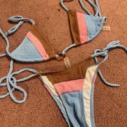 New Small Bikini Festival Boho Swimsuit Bathing Suit