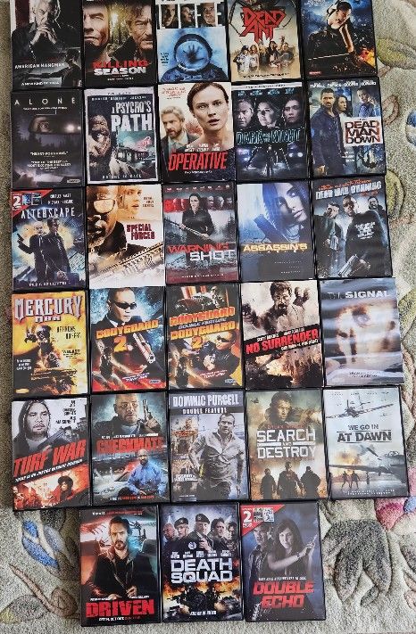 DVD BUNDLE - 28 DVDs