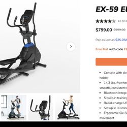 Horizon Fitness Elliptical EX-59 Bluetooth