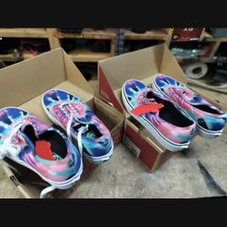 Girls Vans Brand New Two Pairs Size 8