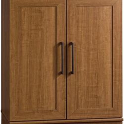 Sauder Home Plus Base Cabinet/ Pantry Cabinet, Sienna Oak finish