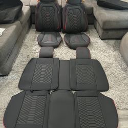 New Full Set Car Seat Covers For Trucks /suvs/sedans(universal)