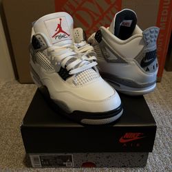 Jordan 4 White Cement