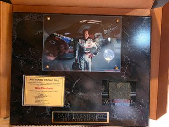 Dale Earnhardt Plac with Actual Tire