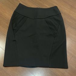 Yoana Baraschi Black Pencil Skirt Knee-Length Work