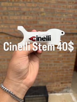 White Cinelli Stem CHECK OUT MY OTHER LISTINGS