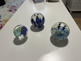 Glass Weight Decor