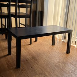 Black IKEA Table