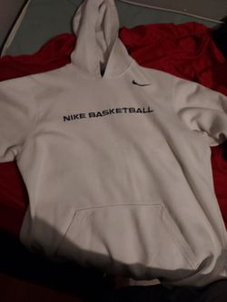Nike Basketball White Pullover Hoodie