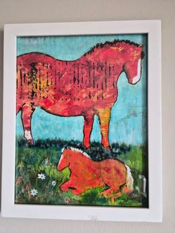 Caren Goodrich Horse Painting
