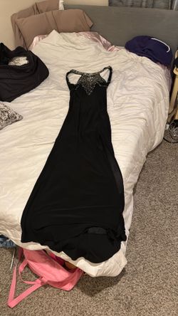 Size 6 Joanna Chen black evening dress