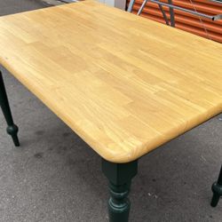 Butcher block kitchen table small dining table L48”*W30”*H30”(address in description)  👇delivery 🚚 available within 15 miles for extra $55 delivery 
