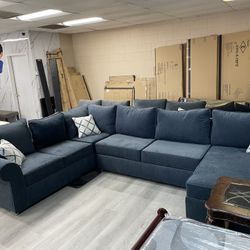 BLUE SECTIONAL
