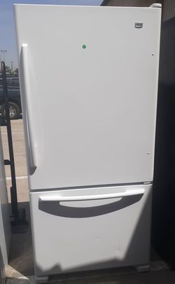 Maytag Bottom Freezer  White Refrigerator
