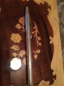 Silver cross pen
