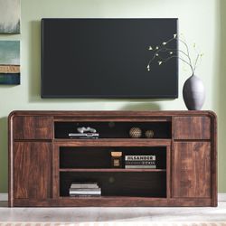 Stand for 80 Inch TVs, 32"Tall Entertainment Center w/