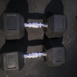 55lbs Dumbells Weights