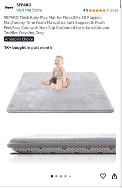 Thick Baby Play Mat 50x50