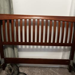 Queen size *real wood!* bed frame - $$FREE!!!!$$