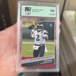 Jalen Hurts Rookie Card Gem Mint