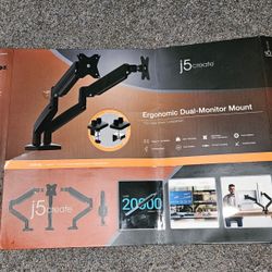 Dual Monitor Desk Mount