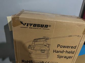 Powered hand held sprayer !