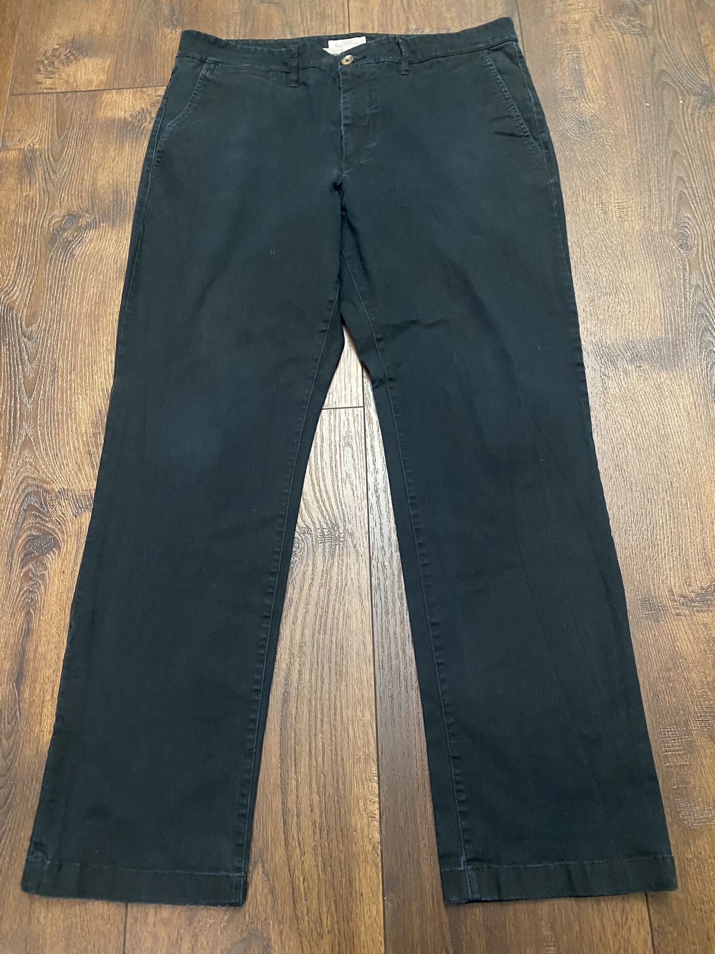 Men’s Black Chino Pants Size 36x32 By Good Fellow #8