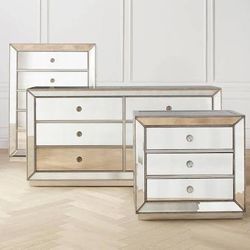 Z Gallerie Omni Mirrored Collection 