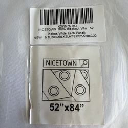 Nicetown Blackout Window Curtains 