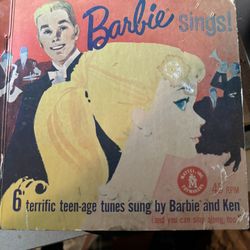 Vintage Barbie Record Sing Along 