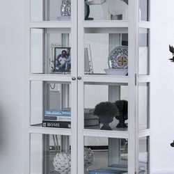 White Curio Cabinet Brand New In Box 