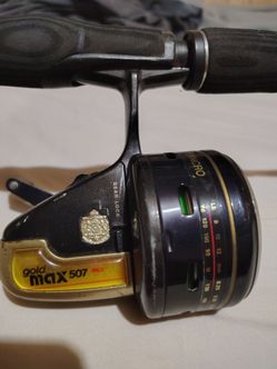 ABU GARCIA FISHING ROD AND REEL, YOU CAN LOOK THESE UP THEY'RE NOT CHEAP