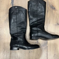Frye Black Leather Boots