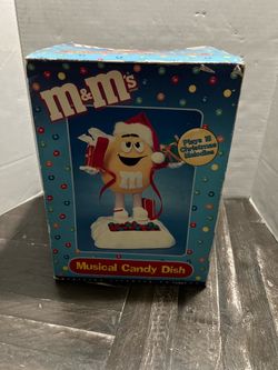 vintage Telco M&M's Musical Candy Dish