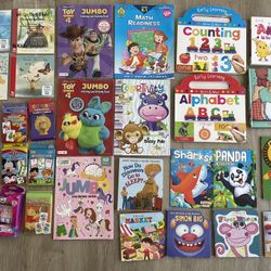 Baby Toddler Books Cards Puzzle Stickers Good Condition