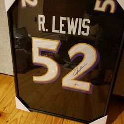 Ray Lewis Jersey COA Autographed 