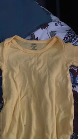Lovable Friends Yellow Baby Onesie 0-6 Months