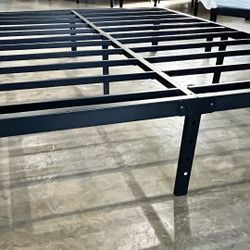 New 14” Inch Heavy Duty Metal Steel Platform Bed Frame ⭐️ No Box Springs Or Rails Needed ⭐️ Check Description For Prices ⭐️
