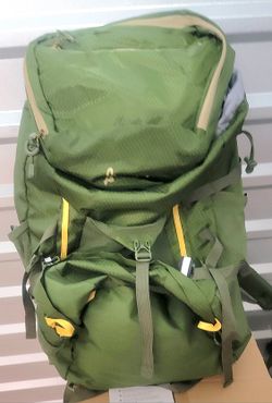 Slumberjack Dallas Divide 65 Liter Backpacking Backpack, Green
