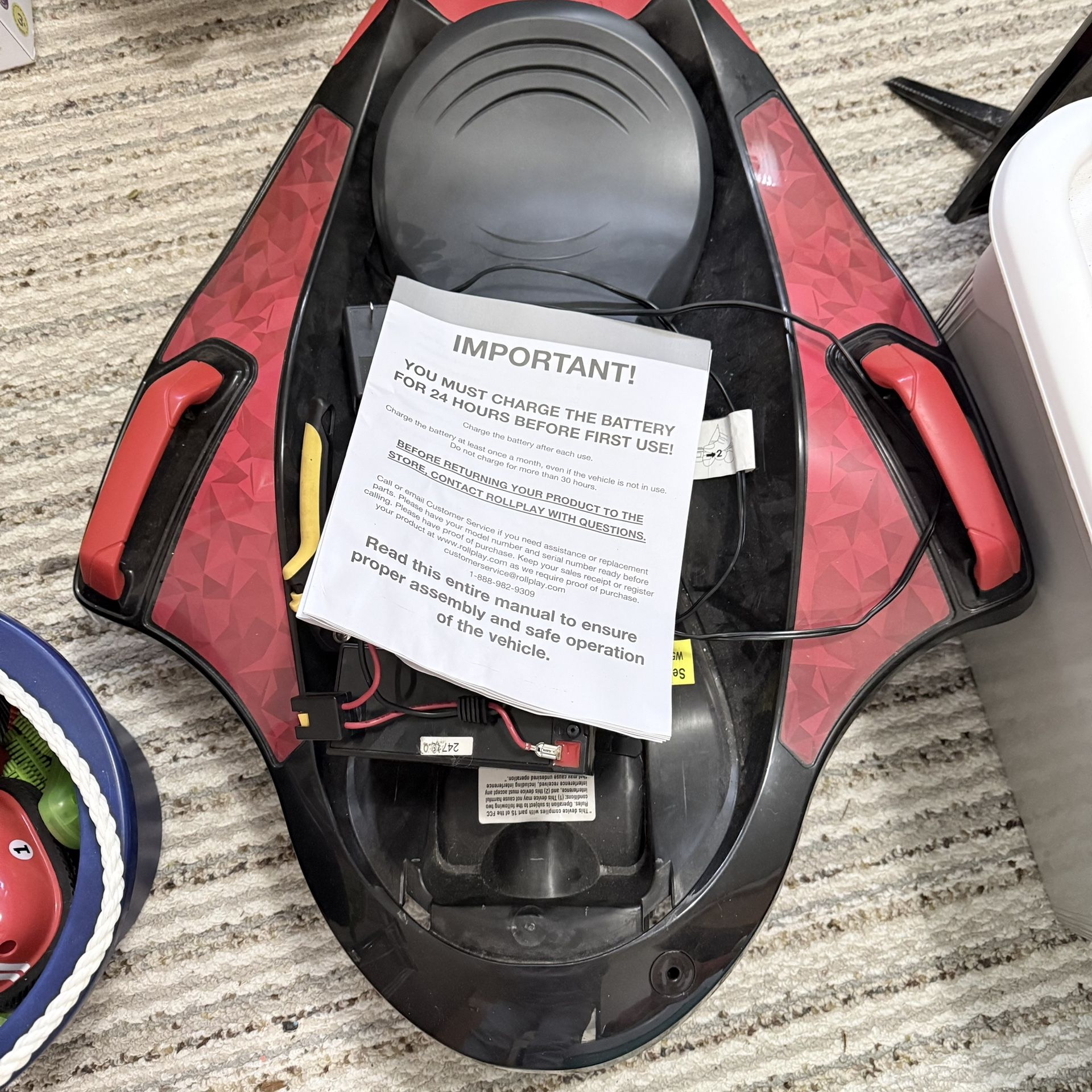 Ride On Toy - Needs New Battery- Weight Limit Up To 120lbs