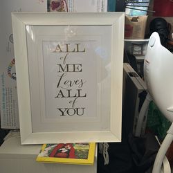 Picture, white and gold