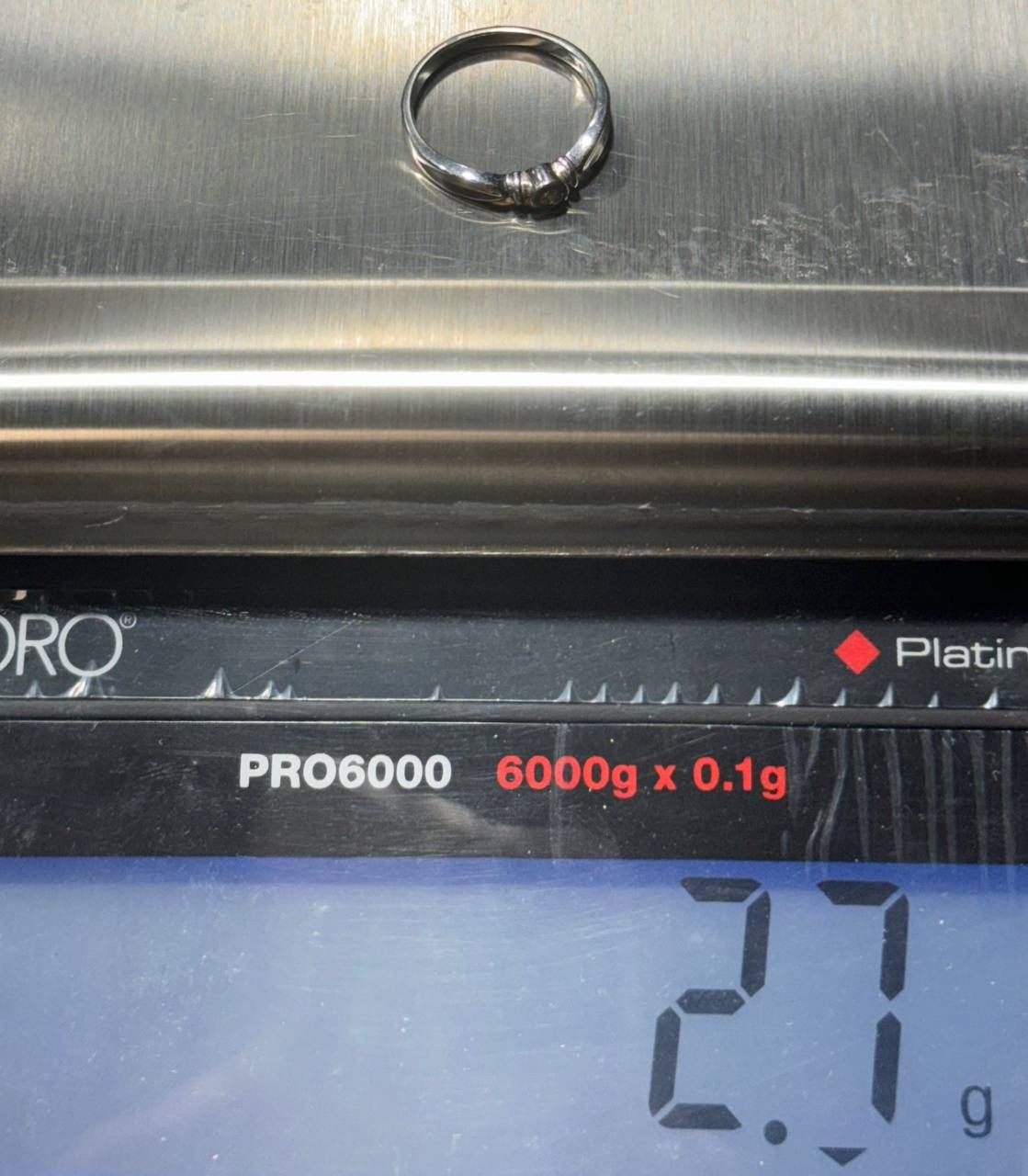 Jewelry 14k solid white gold diamond 0.15CTW ring sz 7.00