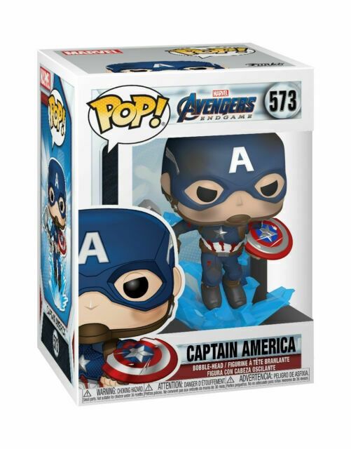 Funko Pop! Marvel Avengers Endgame Captain America Bobble-Head #573