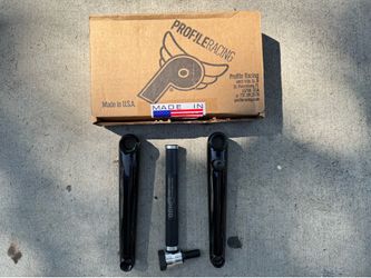BRAND NEW Profile Racing Race Cranks BMX 3-Piece Cranks Made In USA