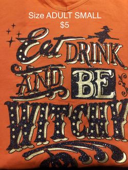 NEW Halloween Shirts size ADULT SMALL