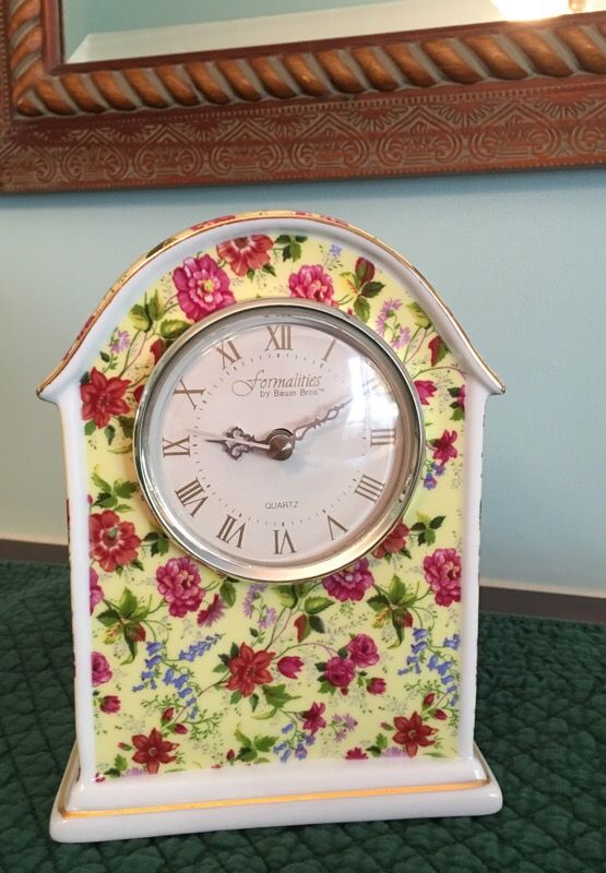 Chintz china clock
